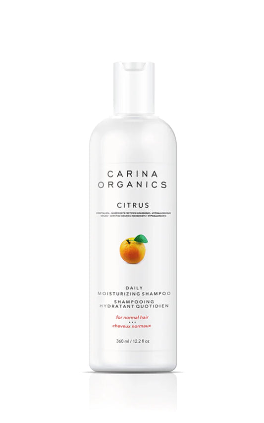 Carina Organics shampoing hydratant quotidien aux agrumes